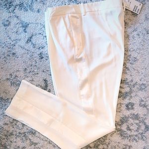 NEW H&M Tapered Silk-Like Tuxedo Pants | Size: 10